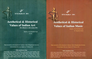 Aesthetical And Historical Values Of Indian Art- Pre Historic to 6th Century BC (Set of 2 Volumes)