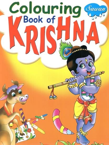 Colouring Book of Krishna (A Pictorial Book)