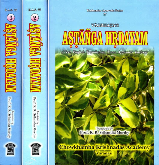 Vagbhata's Astanga Hrdayam: 3 Volumes