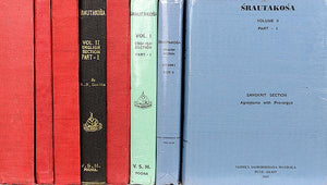 Srautakosa (Encyclopedia of Vedic Sacrificial Ritual Sanskrit and English) (In Eight Volumes)(An Old Book)