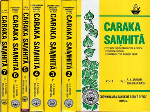 Caraka Samhita (Critical Exposition Based On Cakrapani Datt's Ayurveda Dipika) (Set of 7 Volumes)