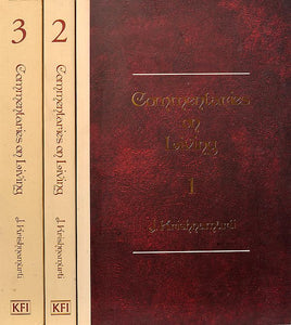 Commentaries On Living (Set of 3 Volumes)