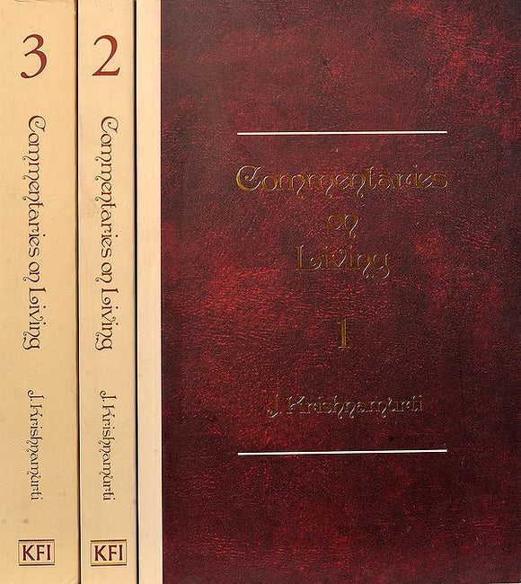 Commentaries On Living (Set of 3 Volumes)