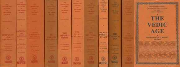 The History and Culture of the Indian People (Set of XI Volumes)