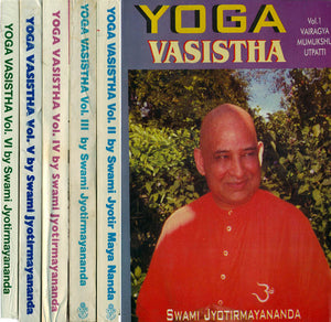 Yoga Vasistha (Set of 6 Volumes) - A Rare Book