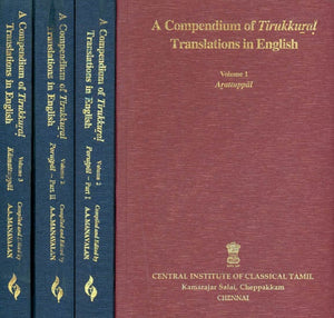 A Compendium of Tirukkural Translation in English (Set of 4 Books)