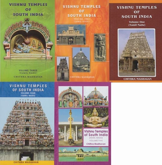 Vishnu Temples of South India (Set of Five Volumes)