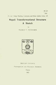 Nepali Transformational Structure: A Sketch (An Old and Rare Book)