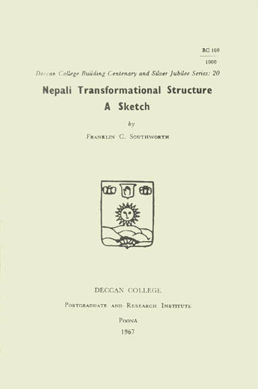 Nepali Transformational Structure: A Sketch (An Old and Rare Book)