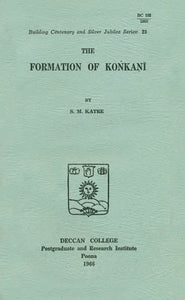 The Formation of Konkani (An Old and Rare Book)