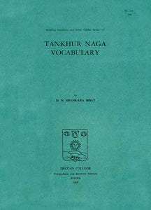 Tankhur Naga Vocabulary (An Old and Rare Book)