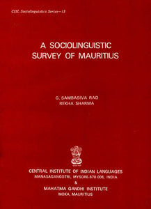 A Socio-Linguistic Survey of Mauritius (An Old and Rare Book)