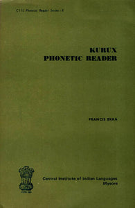 Kurux Phonetic Reader (An Old and Rare Book)