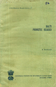 Balti Phonetic Reader (An Old and Rare Book)