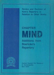 Mind- Additions from Boericke's Repertory