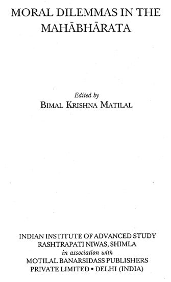 Moral Dilemmas in The Mahabharata