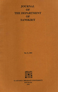 Journal of The Department of Sanskrit- Volume 10, 2001