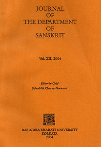 Journal of The Department of Sanskrit- Volume 12, 2004