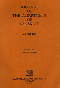 Journal of The Department of Sanskrit- Volume 13, 2005