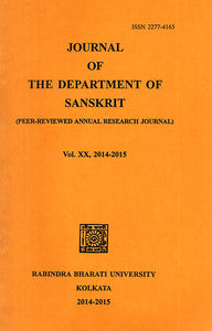 Journal of The Department of Sanskrit- Volume 20, 2014-15