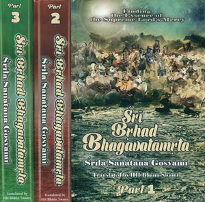 Finding the Essence of the Supreme Lord's Mercy - Sri Brhad Bhagavatamrta (Set of 3 Volumes)