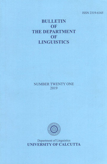 Bulletin of the Department of Linguistics- Number Twenty one, 2019