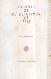 Journal of The Department of Pali- Vol-VIII, 1998 (An Old and Rare Book)