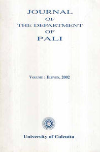 Journal of The Department of Pali (Vol-XI, 2002)