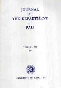 Journal of The Department of Pali- Vol-XIII, 2005