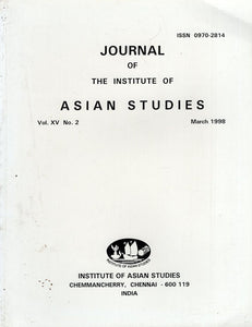 Journal of The Institute of Asian Studies- Vol. XV. No. 2- March 1998 (An Old and Rare Book)