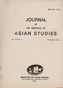 Journal of The Institute of Asian Studies- Vol. IX, No. 1- September 1991 (An Old and Rare Book)