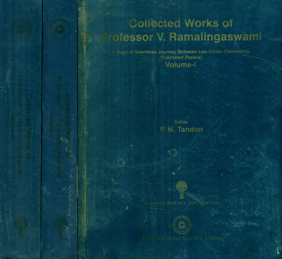 Collected Works of Professor V. Ramalingaswami- Set of 3 Volumes (An Old and Rare Book)