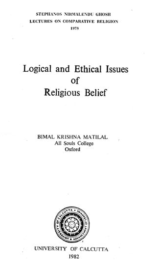 Logical and Ethical Issues of Religious Belief (An Old and Rare Book)