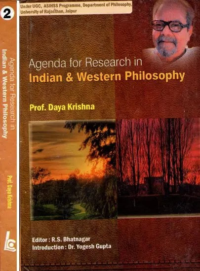 Agenda for Research in Indian & Western Philosophy (Set of 2 Volumes)