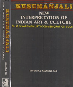 Kusumanjali - New Interpretation of Indian Art & Culture in Set of 2 Volumes (An Old & Rare Book)