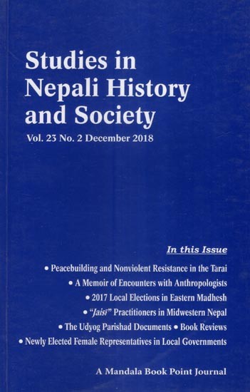 Studies in Nepali History and Society Vol. 23 No. 2 December 2018