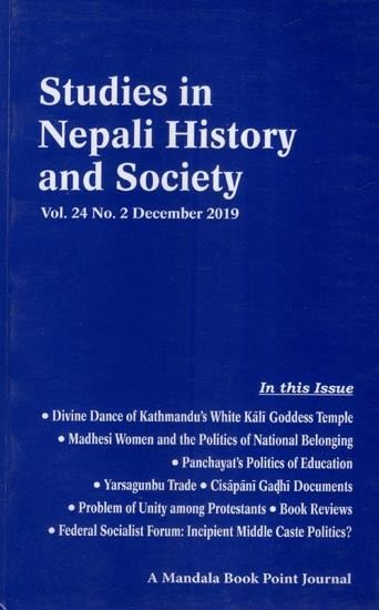 Studies in Nepali History and Society Vol. 24 No. 2 December 2019