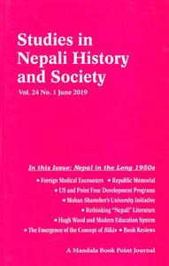 Studies in Nepali History and Society (Vol. 24 No. 1 June 2019)