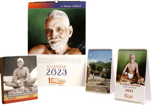 Set of 3 Calendars and 1 Diary from Sri Ramanasramam