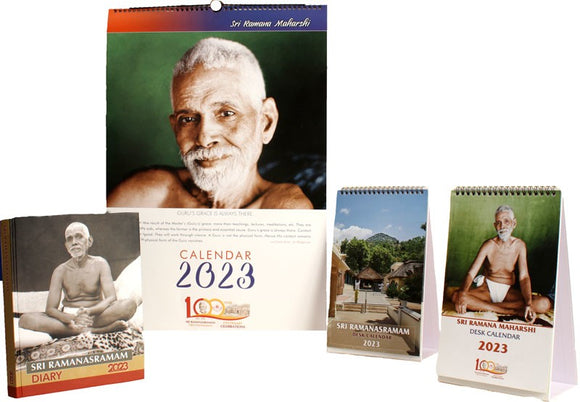 Set of 3 Calendars and 1 Diary from Sri Ramanasramam