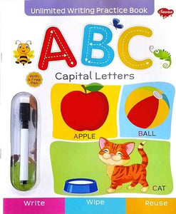 A B C- Capital Letters (Unlimited Writing Practice)